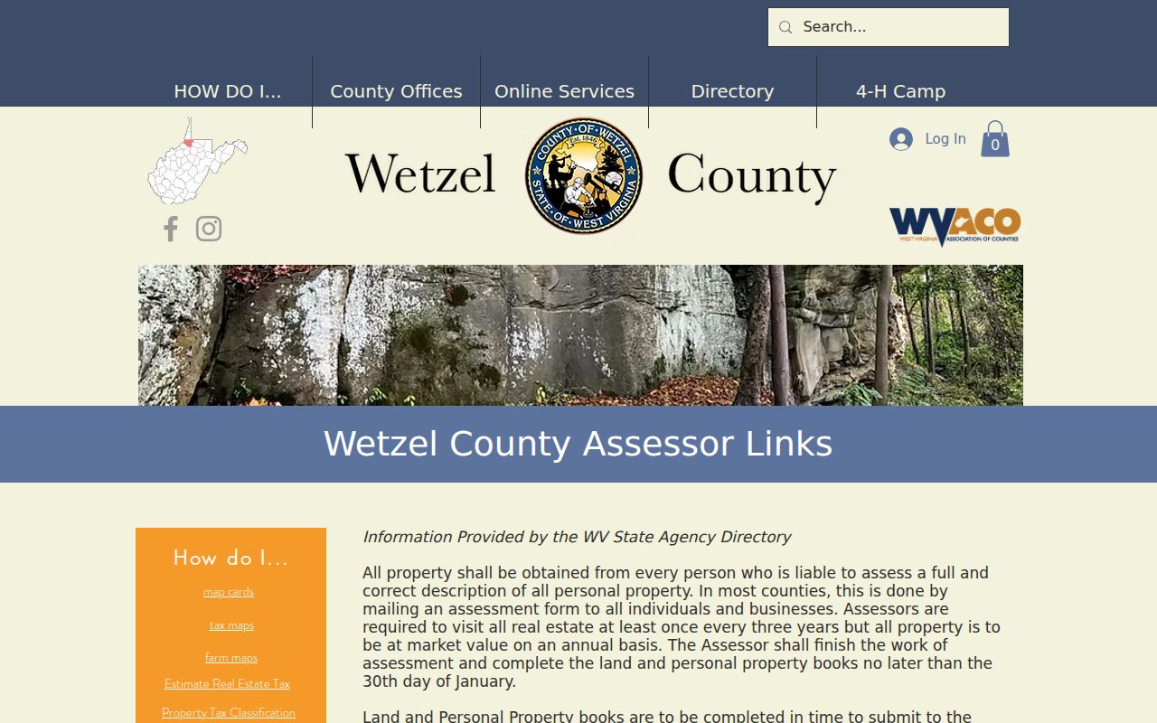 Wetzel County property tax records appeal timing and Board of Review information